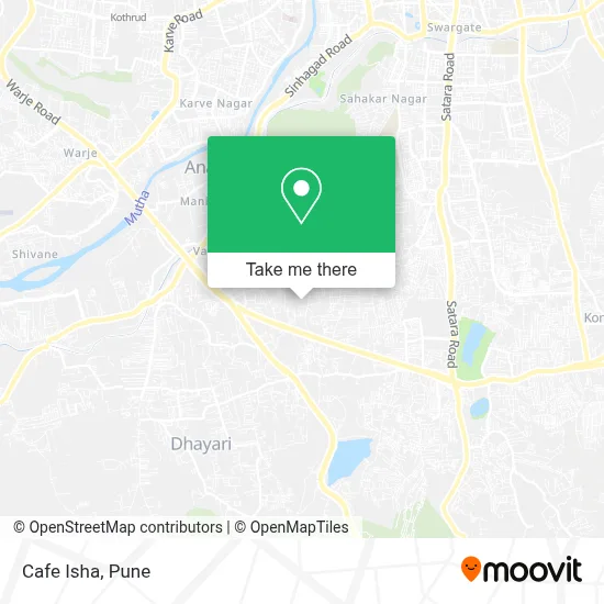 Cafe Isha map
