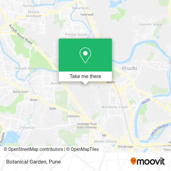 Botanical Garden map
