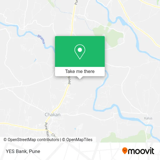 YES Bank map