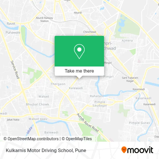 Kulkarnis Motor Driving School map