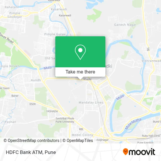 HDFC Bank Atm map