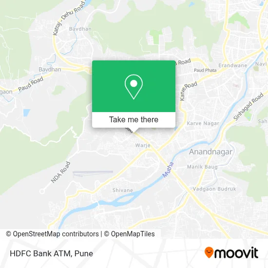 HDFC Bank Atm map