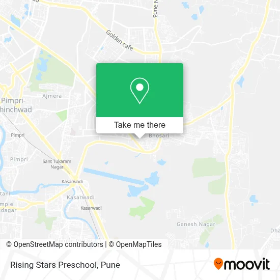 Rising Stars Preschool map
