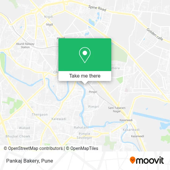 Pankaj Bakery map
