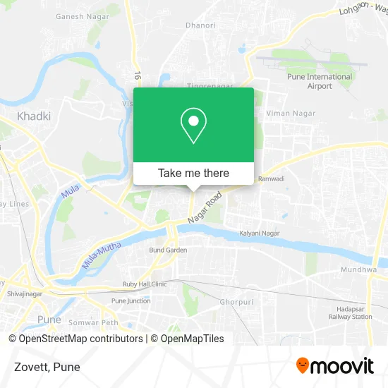 Zovett map