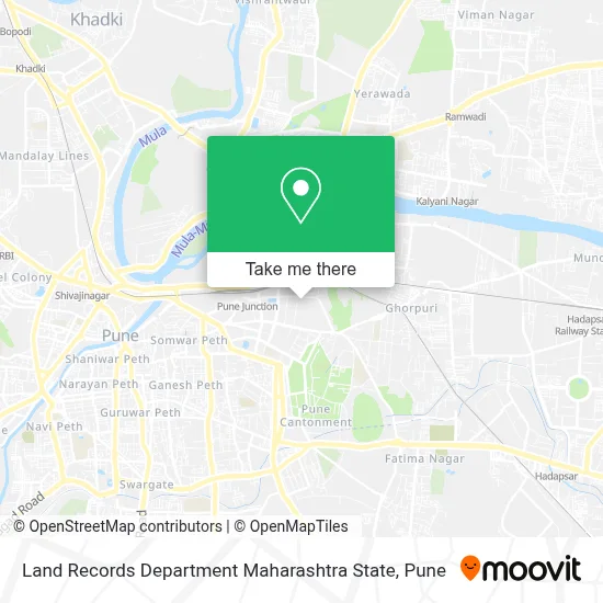 Land Records Department Maharashtra State map