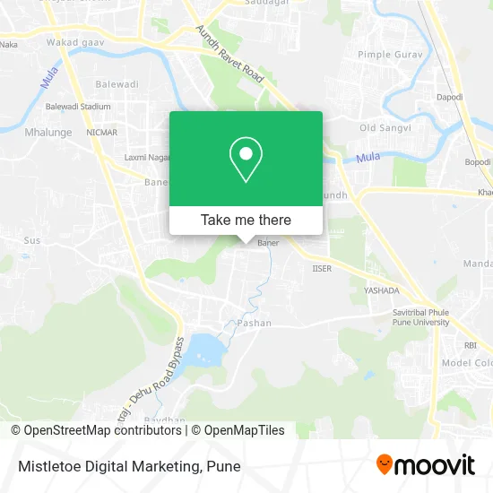 Mistletoe Digital Marketing map