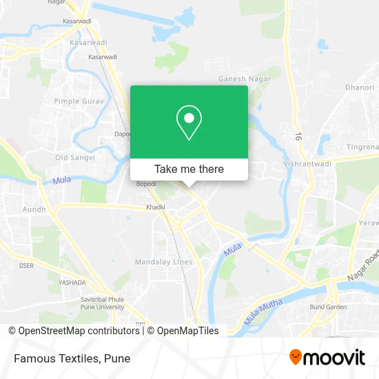 Famous Textiles map