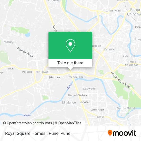 Royal Square Homes | Pune map