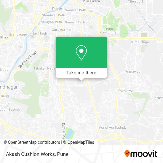 Akash Cushion Works map