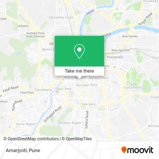 Amarjyoti map