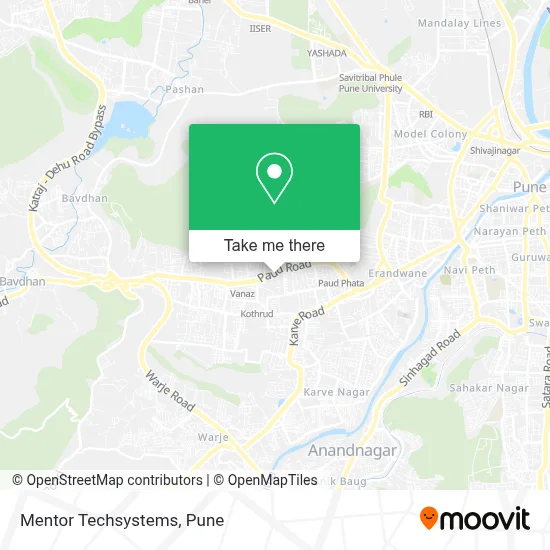 Mentor Techsystems map