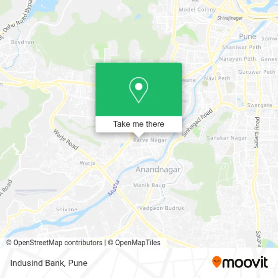 Indusind Bank map