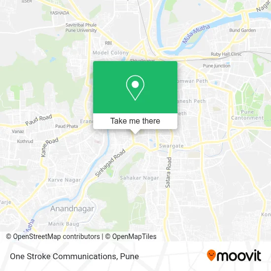 One Stroke Communications map