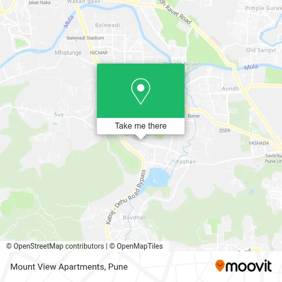 Mount View Apartments map