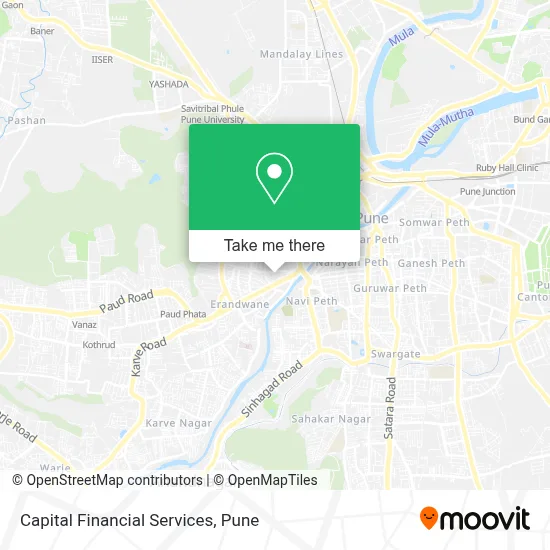 Capital Financial Services map