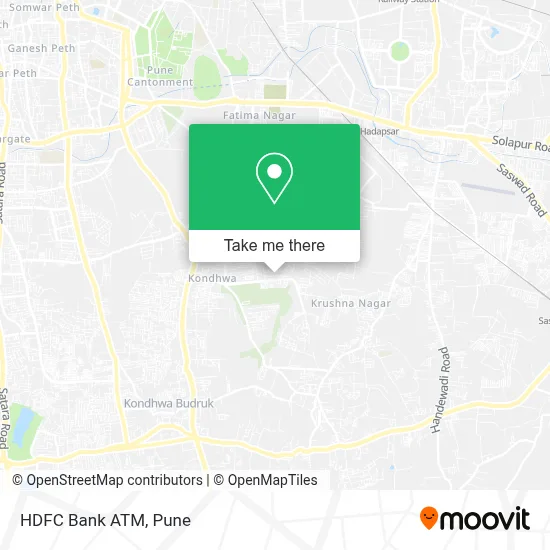 HDFC Bank Atm map