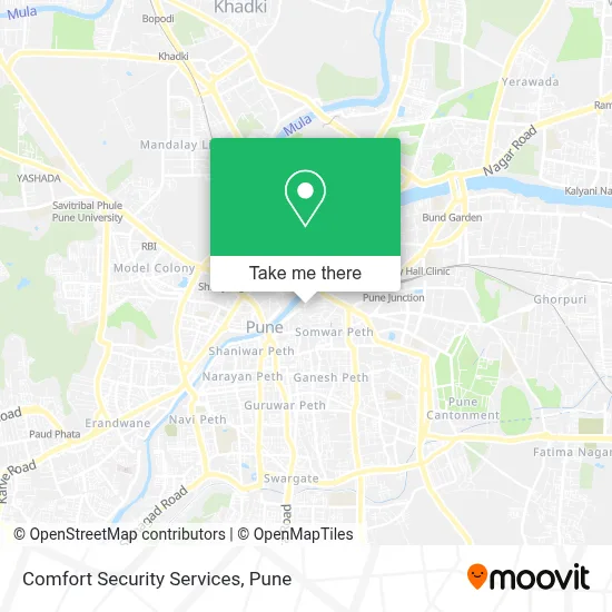 Comfort Security Services map