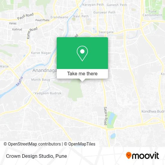 Crown Design Studio map