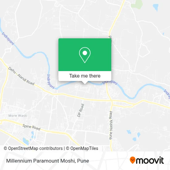 Millennium Paramount Moshi map