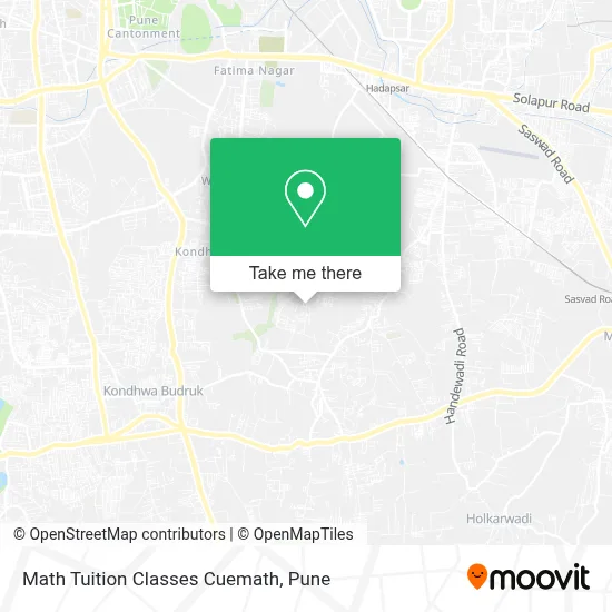 Math Tuition Classes Cuemath map