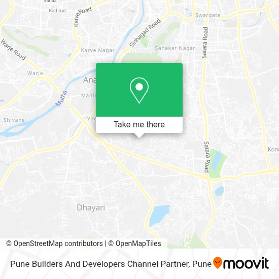 Pune Builders And Developers Channel Partner map