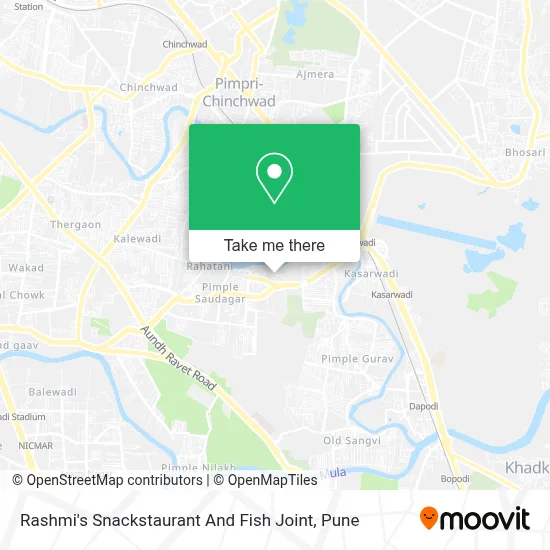 Rashmi's Snackstaurant And Fish Joint map