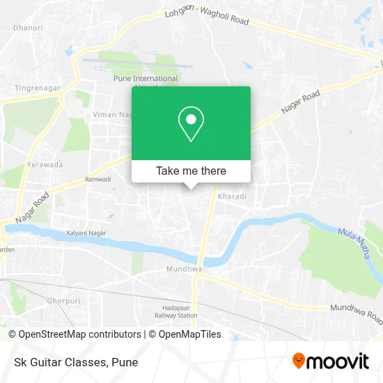 Sk Guitar Classes map
