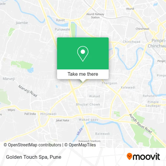 Golden Touch Spa map