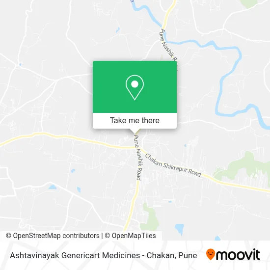 Ashtavinayak Genericart Medicines - Chakan map