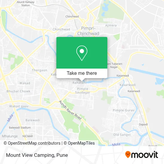 Mount View Camping map
