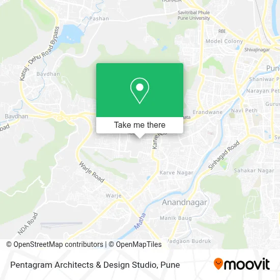 Pentagram Architects & Design Studio map