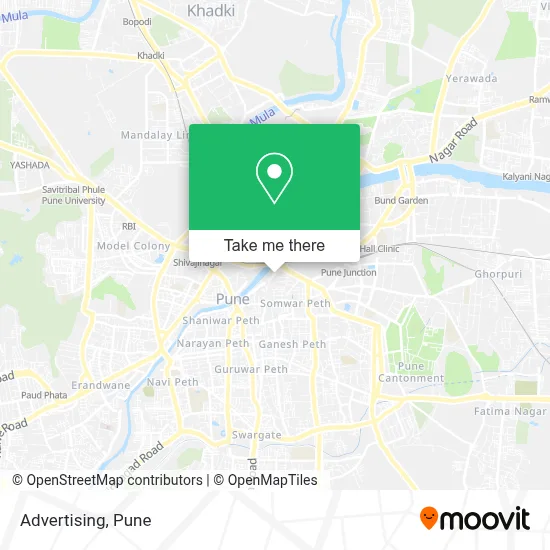 Advertising map