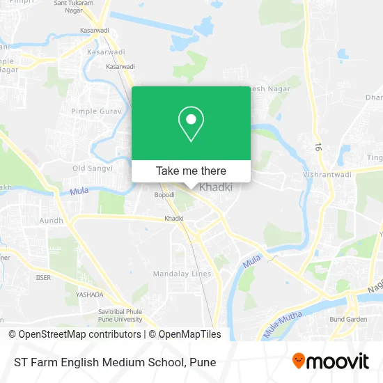 ST Farm English Medium School map