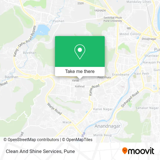 Clean And Shine Services map