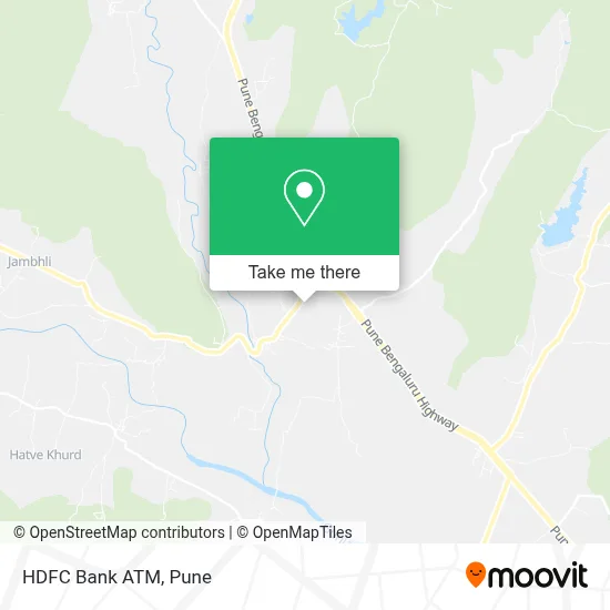 HDFC Bank Atm map