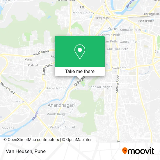 Van Heusen map