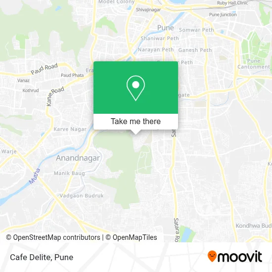 Cafe Delite map