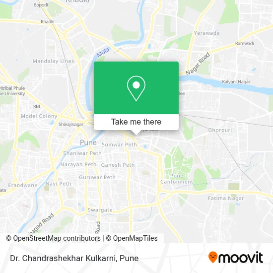 Dr. Chandrashekhar Kulkarni map