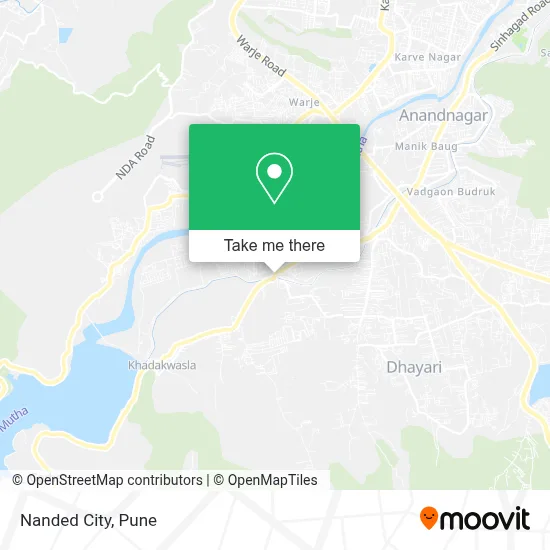 Nanded City map