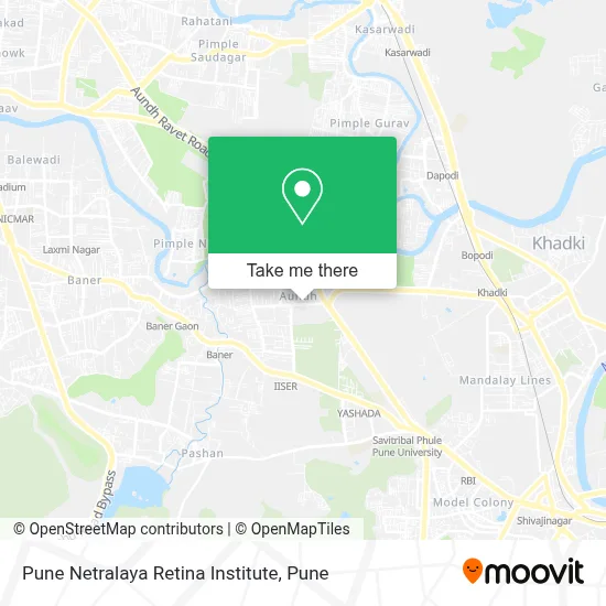 Pune Netralaya Retina Institute map