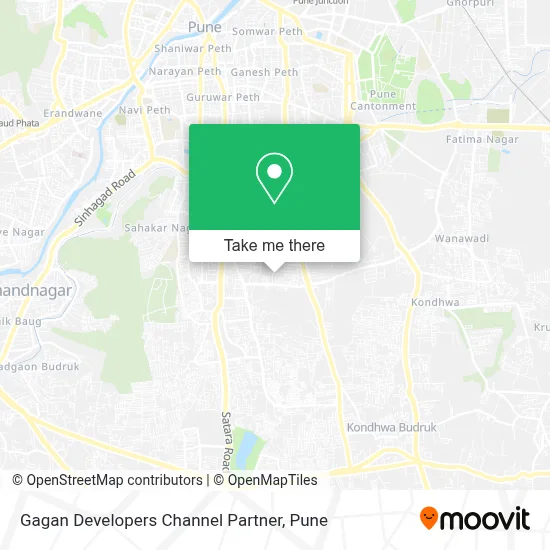 Gagan Developers Channel Partner map