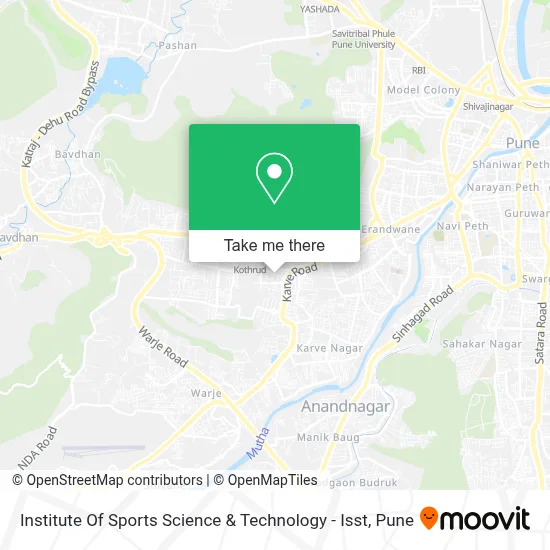 Institute Of Sports Science & Technology - Isst map