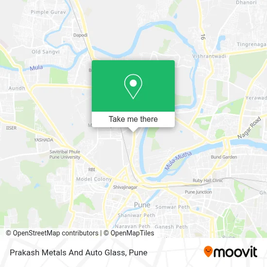 Prakash Metals And Auto Glass map