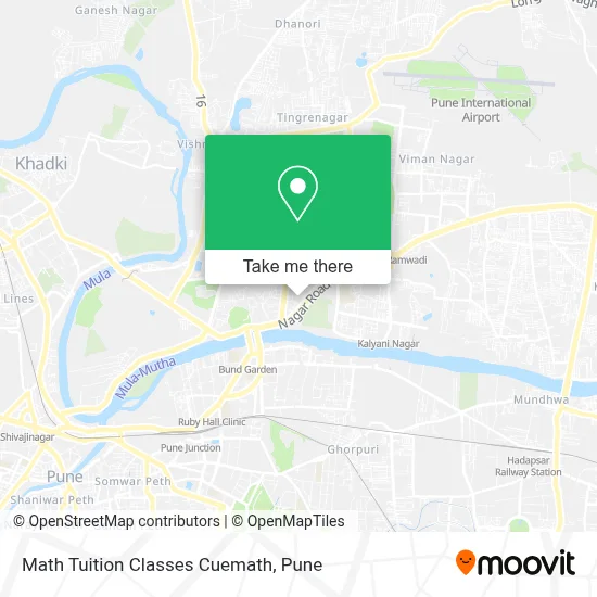 Math Tuition Classes Cuemath map
