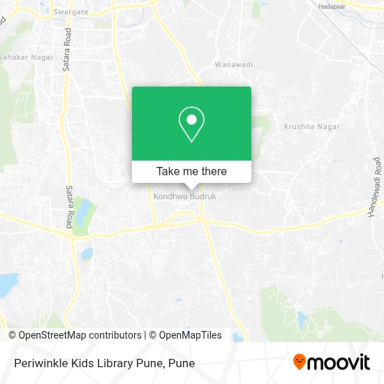 Periwinkle Kids Library Pune map