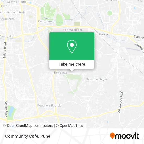 Community Cafe map