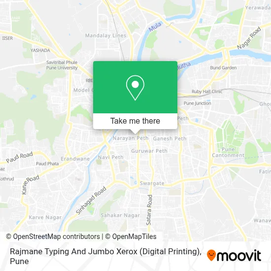 Rajmane Typing And Jumbo Xerox (Digital Printing) map