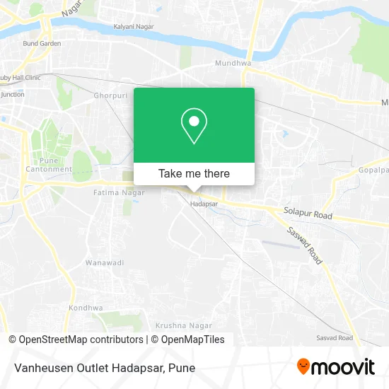 Vanheusen Outlet Hadapsar map