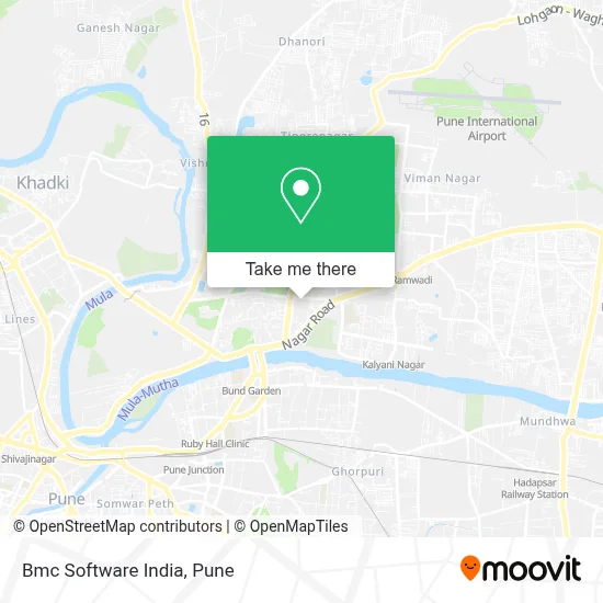 Bmc Software India map